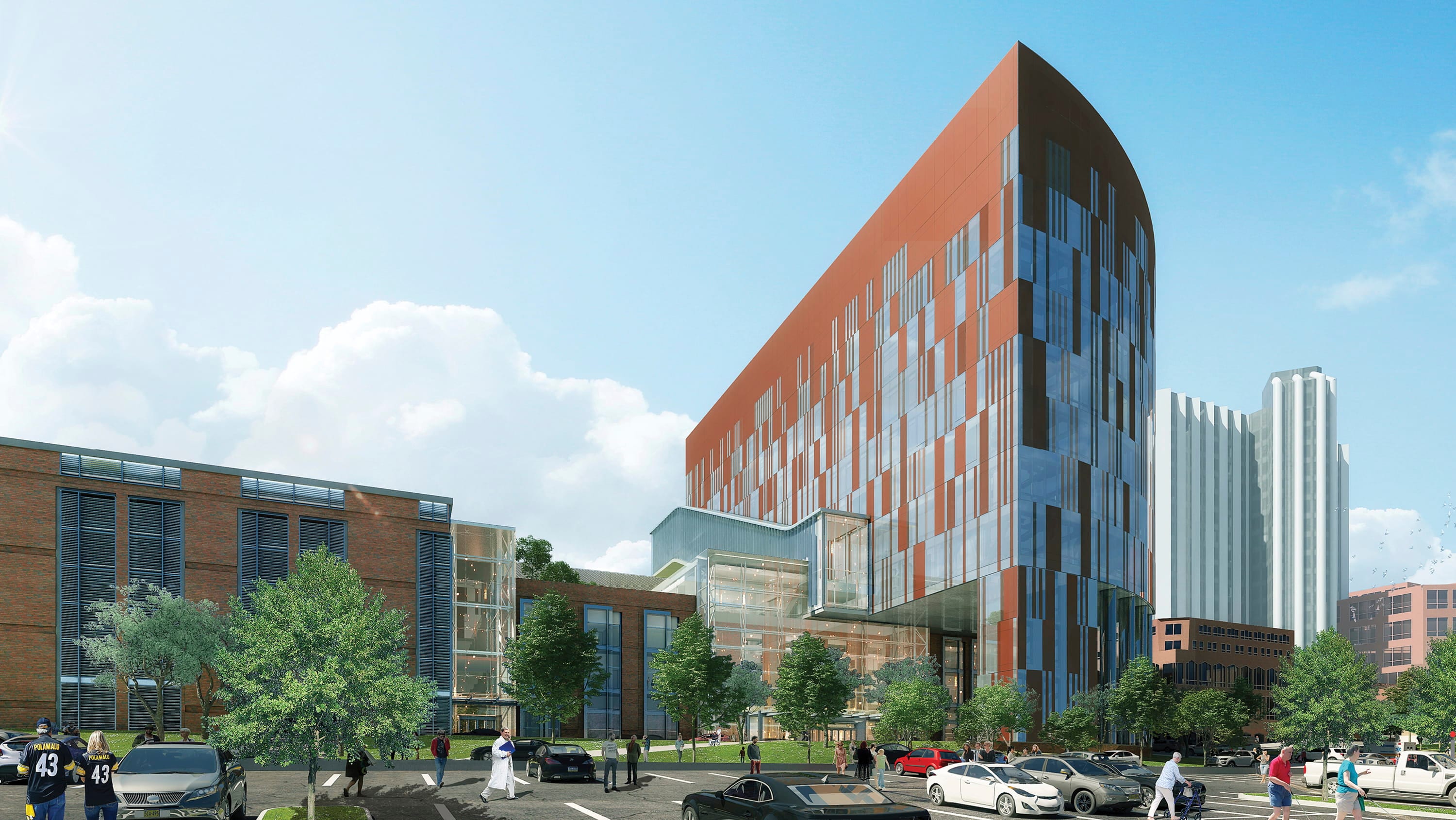 프로젝트 자료에 포함된 UPMC Mercy Vision Institute 외관 이미지.